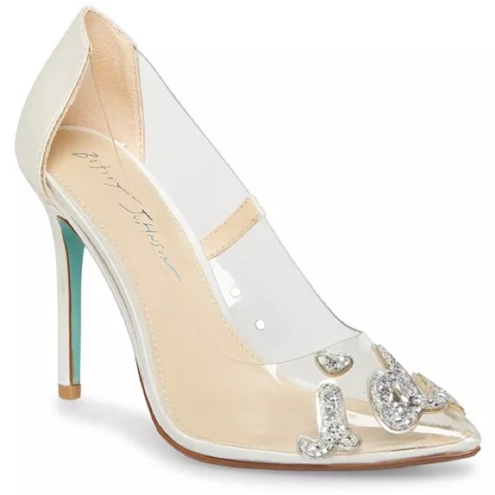 Betsey Johnson Bridal I Do Pumps